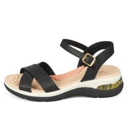 Price Shoes Sandalia Confort para Mujer 0227183-103NEGRO
