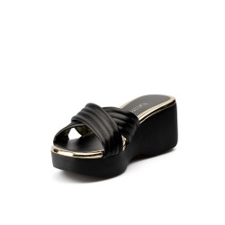 Plataforma para mujer Beira Rio Negro-Dorado 0228455-304DORADO