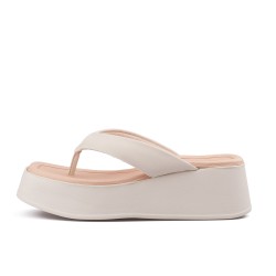 Plataforma para mujer estilo bloque Beira Rio 0228530-100BLANCO