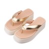 Price Shoes Plataforma para Mujer 0228530-100DORADO