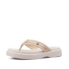 Sandalia playera para mujer Beira Rio 0228537-102CREMA
