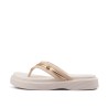 Sandalia playera para mujer Beira Rio 0228537-102CREMA