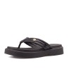Sandalia playera para mujer Beira Rio 0228537-102NEGRO