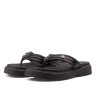 Sandalia playera para mujer Beira Rio 0228537-102NEGRO