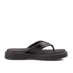 Sandalia playera para mujer Beira Rio 0228537-102NEGRO