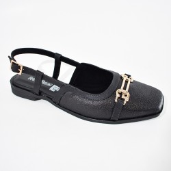 Price Shoes Baletas tipo slingback para mujer 182BE916NEGRO