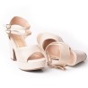 Price Shoes Sandalias Tacon cubano mujer 182CE828BEIGE