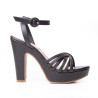 Price Shoes Sandalia Tacón para Mujer 182FL858NEGRO