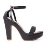 Price Shoes Sandalia Tacón para Mujer 182FL859NEGRO