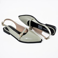 Price Shoes baletas destalonadas casuales para mujer 182MS258VERDE