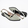 Price Shoes baletas destalonadas casuales para mujer 182MS258VERDE