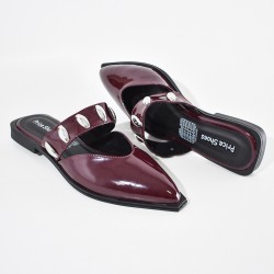 Price Shoes Sandalias tipo mule para Mujer 182MS268VINOTINTO