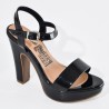 Price Shoes Tacones charol para Mujer 182FL881NEGRO