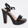 Price Shoes Tacones charol para Mujer 182FL881NEGRO