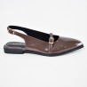 Price Shoes Baletas destalonadas casuales para mujer 182MS258CHOCOLATE