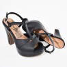 Price Shoes Tacones elegantes con plataforma para mujer 182FL885NEGRO