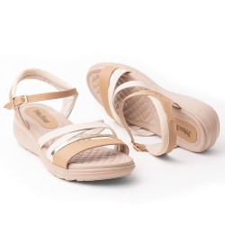 Priceshoes Sandalias Confort Para Mujer 182NV352AMARETTO