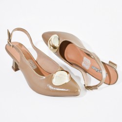 Price Shoes Tacones de moda casual mujer 182RO285CAQUI