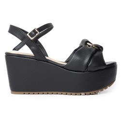 Price Shoes Sandalias Plataformas Mujer 192A-109NEGRO