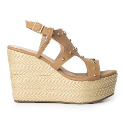 Price Shoes Sandalias Con Plataforma Mujer 192M-113AMARETTO