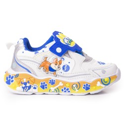 Price Shoes Tenis Infantiles con Luces para Niños 204NOGR25-SSBLANCO