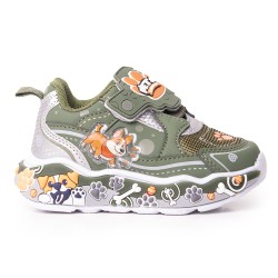 Price Shoes Tenis Infantiles con Luces para Niños 204NOGR25-SSVERDE
