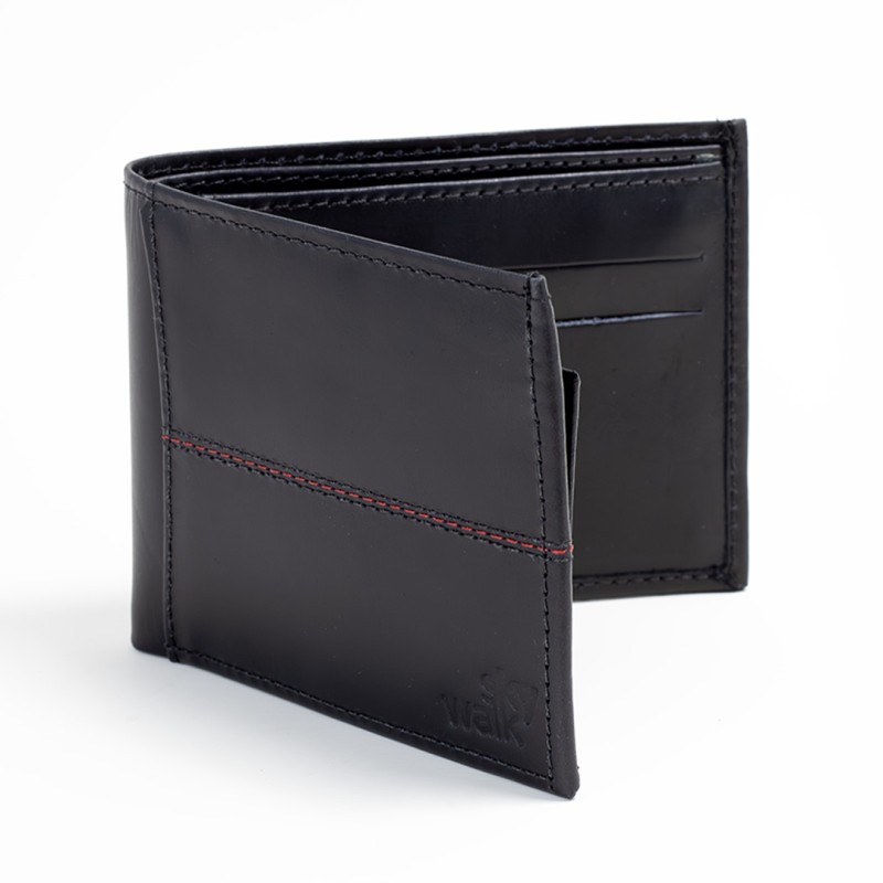 Sky Walk Billetera en Cuero para Hombre 773109CHARLYNEGRO