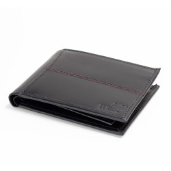Sky Walk Billetera en Cuero para Hombre 773109CHARLYNEGRO