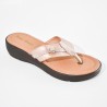 Price Shoes Sandalias tipo plataforma de moda para mujer 862M-13OROROSA