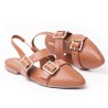Price shoes zuecos mules de moda para mujer 6022417MIEL