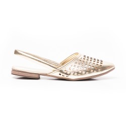 Price shoes zuecos mules de moda para mujer 6022010DORADO