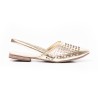 Price shoes zuecos mules de moda para mujer 6022010DORADO