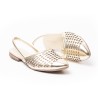 Price shoes zuecos mules de moda para mujer 6022010DORADO