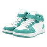 PriceShoes Tenis de moda para niño estilo bota 624AB54VERDE