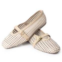 Price Shoes Baletas Artesanales Mujer 4423187NUDE