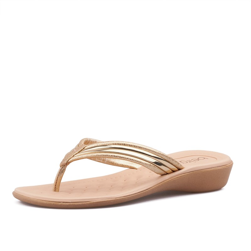 Price Shoes Sandalia Confort Mujer 0228224-804DORADO