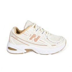 Price Shoes Tenis Deportivos Running Mujer 202WN45-4C3BEIGE