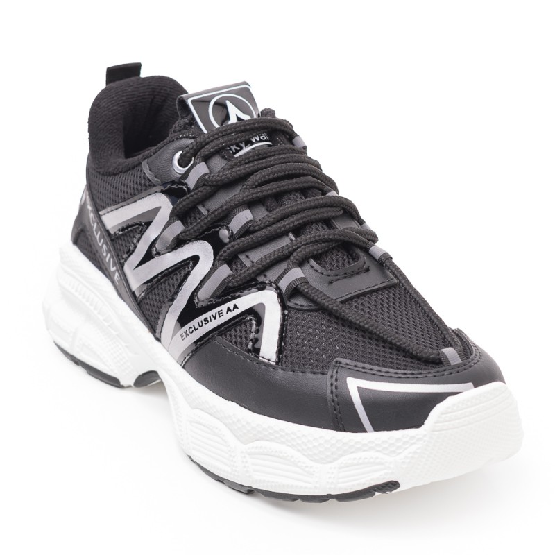 Price Shoes Tenis Moda Mujer 102034NEGRO