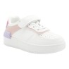 PriceShoes tenis de moda con velcro infantiles para niñas 624AB52ROSADO