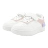 PriceShoes tenis de moda con velcro infantiles para niñas 624AB52ROSADO