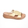 Price Shoes Sandalias Confort Cruzada Mujer 752SK14CHAMPANA