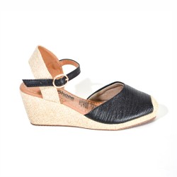 Price Shoes Plataformas Espadrille Mujer 692A250NEGRO