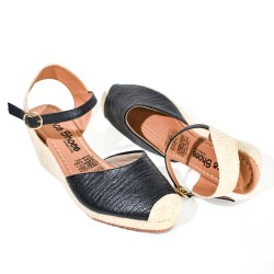 Price Shoes Plataformas Espadrille Mujer 692A250NEGRO
