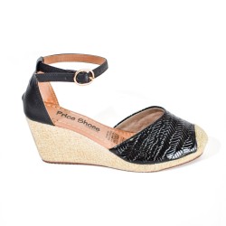 Price Shoes Plataformas Espadrille Mujer 692A256NEGRO