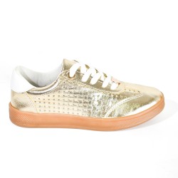 Price Shoes Tenis Urbanos Brillo Mujer 582408CHAMPANA