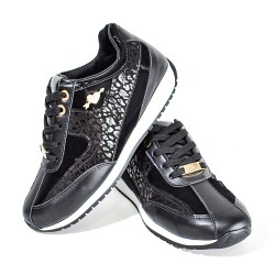 Price Shoes Tenis Urbanos Retro Mujer 352JAZMINNEGRO