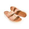 Price Shoes Plataformas Doble Hebilla Mujer 0228575-101CAMEL