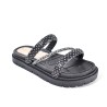 Price Shoes Sandalias Slide Brillo Mujer 282LV213NEGRO