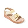 Price Shoes Sandalias Confort Hebilla Mujer 752SK15CHAMPANA