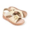 Price Shoes Sandalias Confort Hebilla Mujer 752SK15CHAMPANA